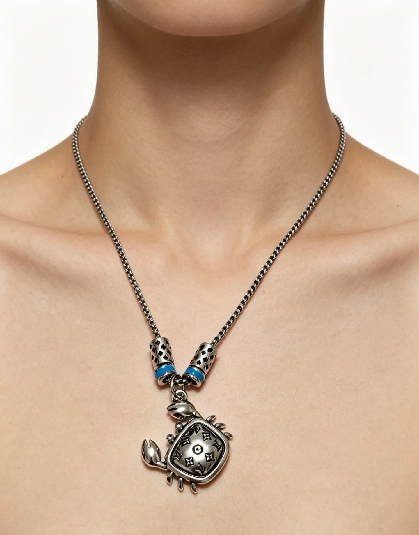 Louis Vuitton Crab Charm Necklace
